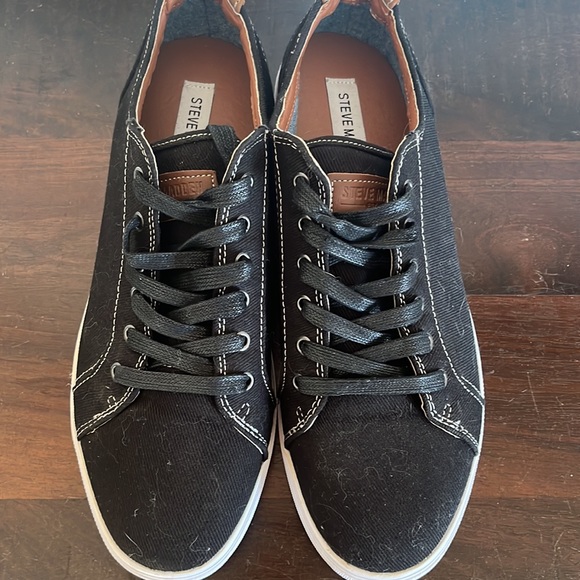 Mens Steve Madden Black Sneakers Size 11 - Picture 2 of 5